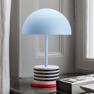 NEW Printworks Portable Lamp, Striped French Riviera Style Design